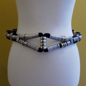 Vintage rope and metal belt